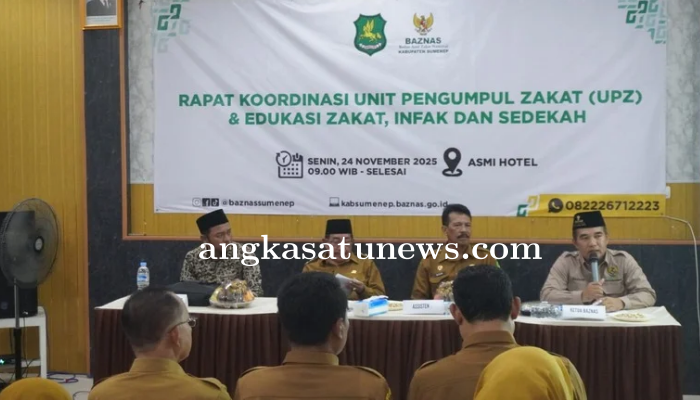 Baznas Sumenep Gelar Rakor UPZ, Wabup Tekankan Optimalisasi dan Transparansi Pengelolaan ZIS